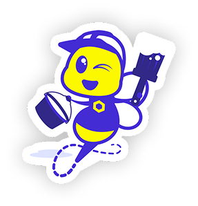 The Hive Painting Mascot